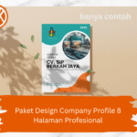 Paket Design Company Profile 8 Halaman Profesional
