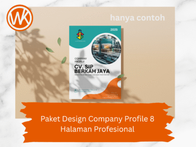 Paket Design Company Profile 8 Halaman Profesional