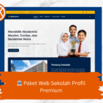 Paket Web Sekolah Profil Premium